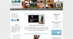 Desktop Screenshot of newlebanonlibrary.org